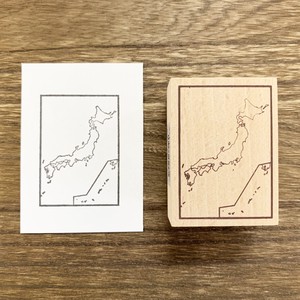 Stamp Wood Stamp Japanese Islands