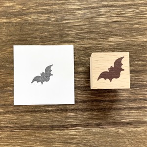 Stamp Bat Wood Stamp Halloween
