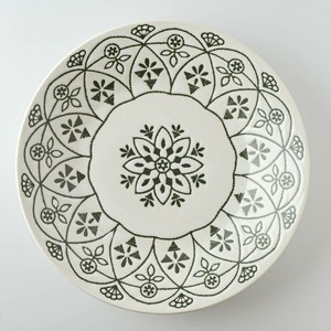 Mino ware Main Plate White Western Tableware 24cm Made in Japan