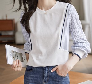 Button Shirt/Blouse Long Sleeves Ladies'