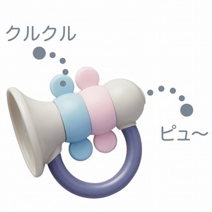 煮沸消毒OK！クルクルホイッスル【ベビー】【ガラガラ】【知育玩具】【音遊び】【ハーフバースデイ】