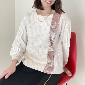 T-shirt Patchwork Pullover