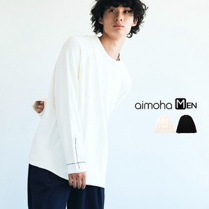 《aimoha MEN》スリーブ十字ステッチオーバーサイズセーター