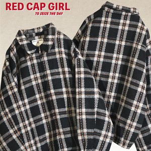 Jacket Shaggy RED CAP GIRL Loose Size