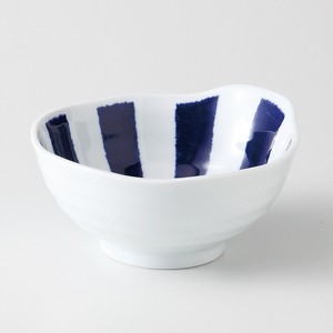 【SALE】波佐見焼　藍染 手付鉢　日本製