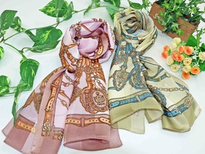 丝巾 2023年 新款 直条纹 缎子 日本制造