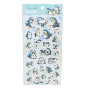 【シール】mofusand クリアシール サメにゃん