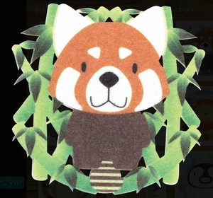 Coaster Star Animal Red Panda