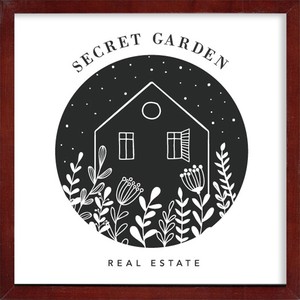 アートフレーム Sign frame Secret Garden