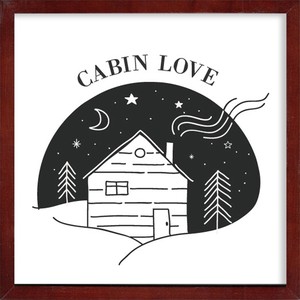 アートフレーム Sign frame Cabin Love