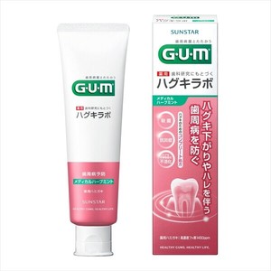 ガム・ハグキラボ　デンタルペーストメディカルハーブミント85g 【 歯磨き 】