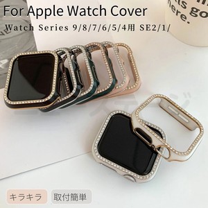 Apple Watch SE 2 ケース Apple Watch Series 9 8 7 6 5 4 アップルウォッチ ケース メタル風【K456】