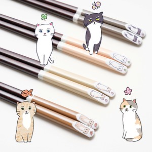 筷子 洗碗机对应 新商品 猫 日本制造