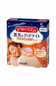 めぐりズム　蒸気でグッドナイト　無香料 5枚入