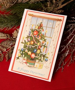 【欧州航路】クリスマスツリーポストカード クリスマス
