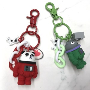 钥匙链 宇宙 动物 猫 熊猫