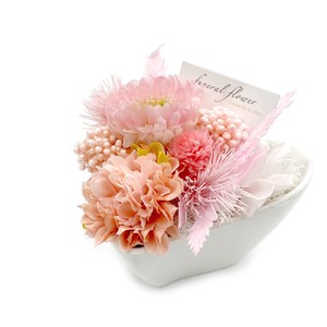コレクト ピンク プリザーブドフラワー 現代仏花 供花 お供え リンギク キク 菊 和風 ギフト
