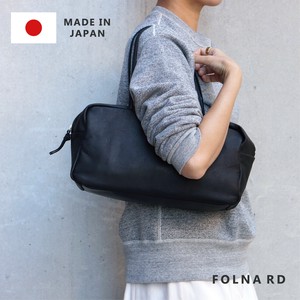 Duffle Bag Genuine leather Boston bag Square Soft Leather Made in Japan