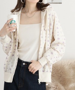 【2025年新色あり】花柄ZIPパーカ