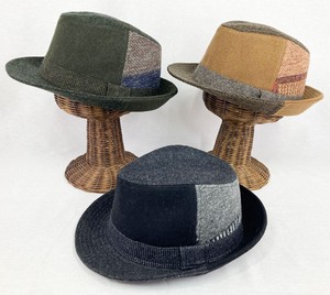ウィンタークレイジーハイバック　中折れハット　帽子　※ブラック・キャメル8月上旬予約販売　受付中