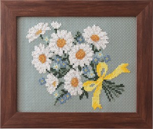 【COSMO】 Seasonal Flower Arrangement-Margaret Bouquet  Cross stitch kit