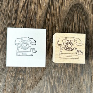 Stamp Telephone Wood Stamp
