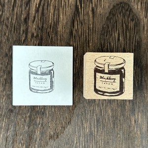 印章 果酱罐 木制印章