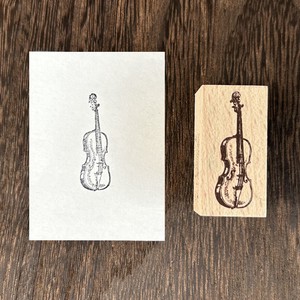 Stamp Wood Stamp Violin