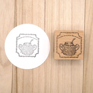 Stamp Sugar Pots Wood Stamp