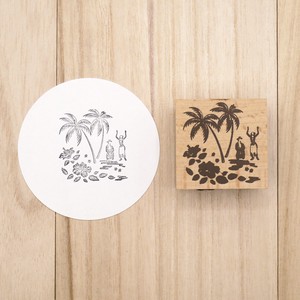 Stamp Wood Stamp Tropical