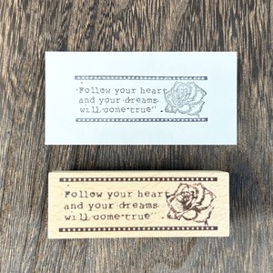 Stamp May Your Dreams Come True! Wood Stamp