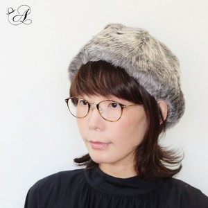 Eco Fur Beret　エコファーベレー帽　「2023秋冬新作」