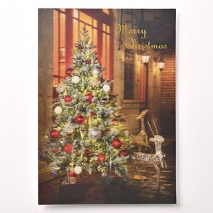クリスマス3Dカード ■レンチキュラー加工により浮かび上がったように見えます ■クリスマスツリー