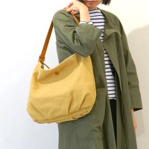 Shoulder Bag Shoulder cotton L Made in Japan
