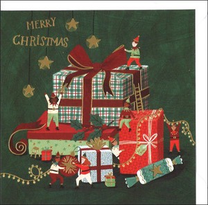 Greeting Card Christmas Presents Message Card 2023 New