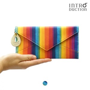 Long Wallet Lightweight Rainbow Large Capacity Genuine Leather Made in Japan