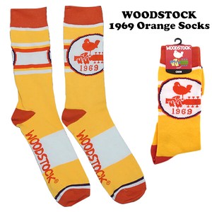 ウッドストック 1969 オレンジ ソックス 【WOODSTOCK】