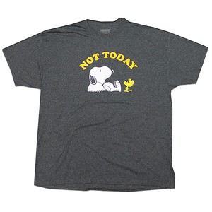 Tシャツ  PEANUTS SNOOPY Not Today  Chacoal【スヌーピー】