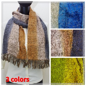 Thick Scarf Brushed Fabric Gradation Autumn/Winter 2023