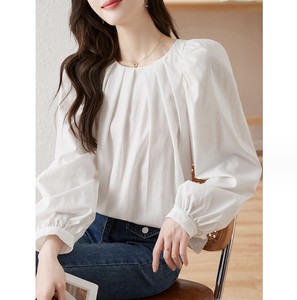 Button Shirt/Blouse Long Sleeves Ladies