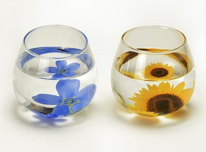 Cup/Tumbler Blue Star Sunflower Made in Japan