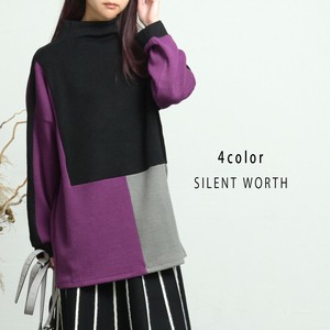【SALE】A/Wリブブロッキングチュニック♪