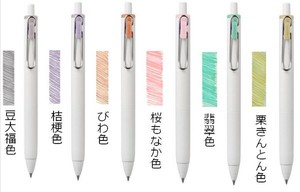 Mitsubishi uni Gel Pen Uni-ball ONE Japanese style color