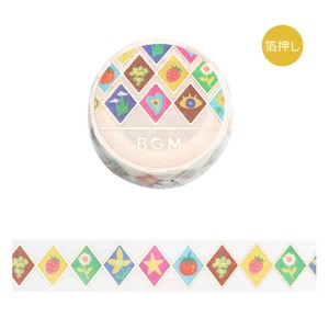 Washi Tape Colorful Knick-knacks Foil Stamping 15mm x 5m