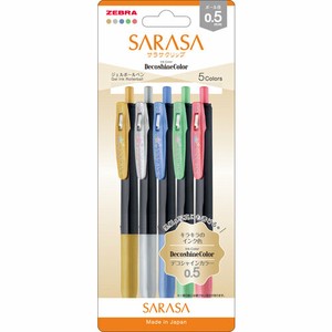 ZEBRA Gel Pen Set Water-based Sarasa Clip Deco Shine