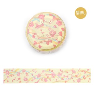 BGM Washi Tape Washi Tape Foil Stamping Cherry Blossom Limited Flurry of Cherry Blossom