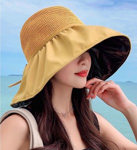 帽子  サンバイザー  ファッション ビーチハット  日焼け止め  女性      LHA508
