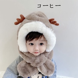 帽子 マフラー一体 かわいい 冬 保温 防風 耳を守る  子供用    LHA510