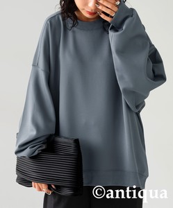 Antiqua Hoodie Pullover Plain Color Long Sleeves Sweatshirt Tops Ladies' Autumn/Winter