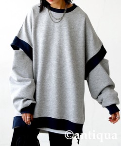 Antiqua Sweatshirt Pullover Tops Ladies' 2-way Popular Seller Autumn/Winter